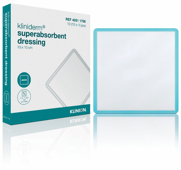 Kliniderm superabsorbent dressing