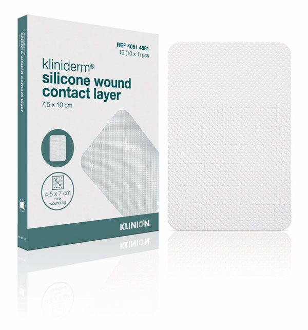 Kliniderm silicone wound contact layer